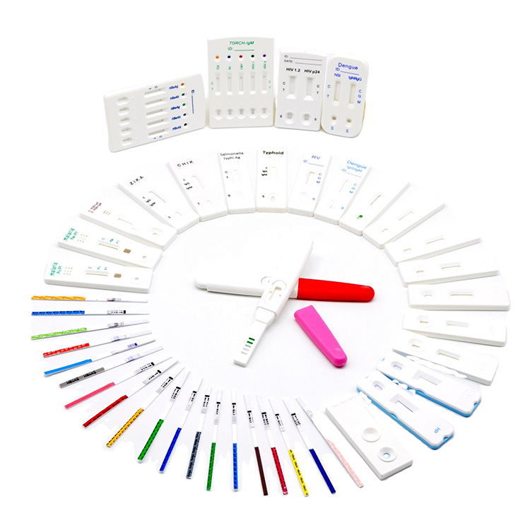 Didelio tikslumo medicininės diagnostikos antigenas ir neutralizuojantis antikūnas maliarijos Igg Igm Hiv Hcg Flus Pcr A+b tamponų greitojo tyrimo rinkinys